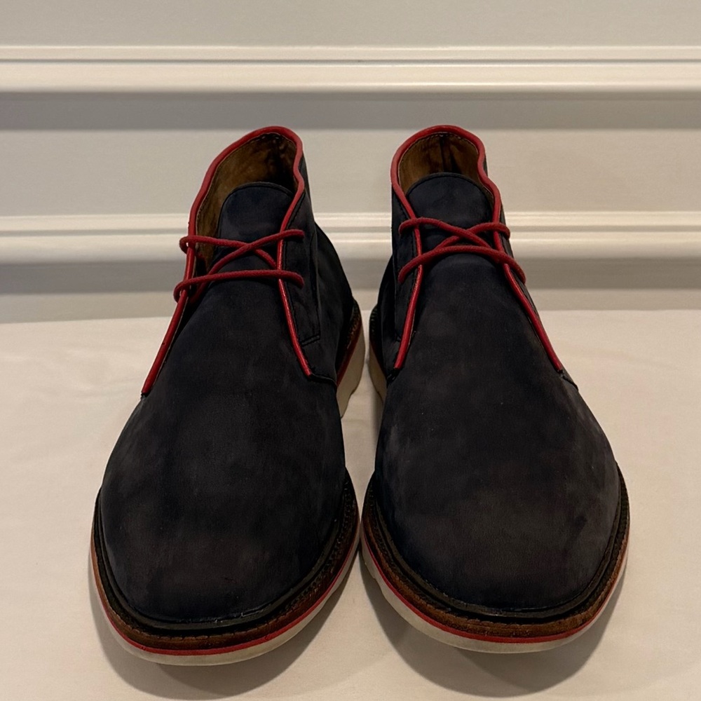 Polo Ralph‎ Lauren Whiston Chukka Boots Size 12D Navy Suede - Picture 3 of 6